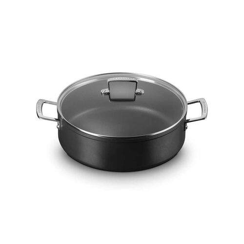 Le Creuset Toughened Non-Stick Sauteuse with Glass Lid 30cm